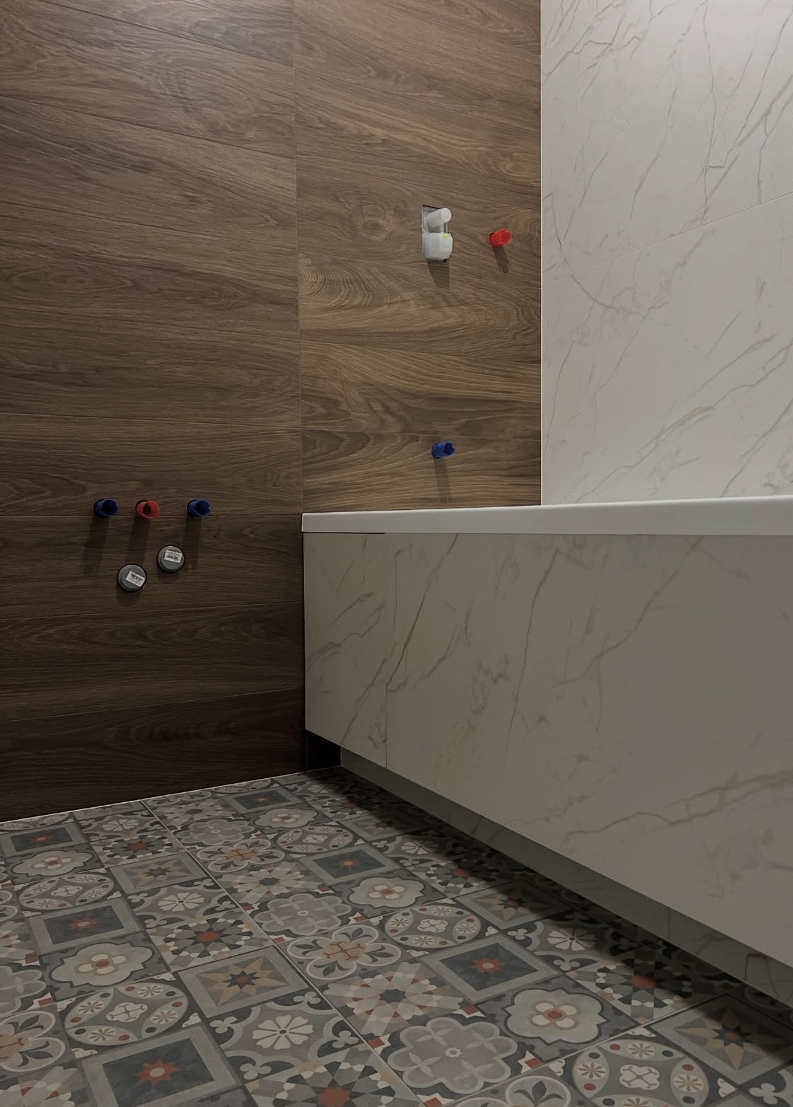 Bathroom remodeling project